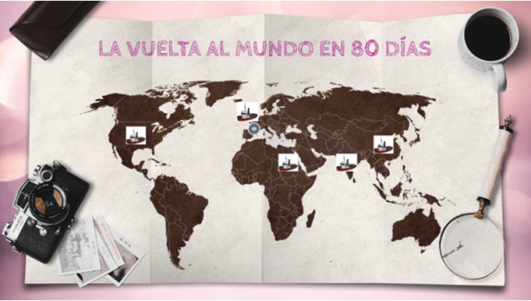 LA VUELTA AL MUNDO EN 80 DÍAS